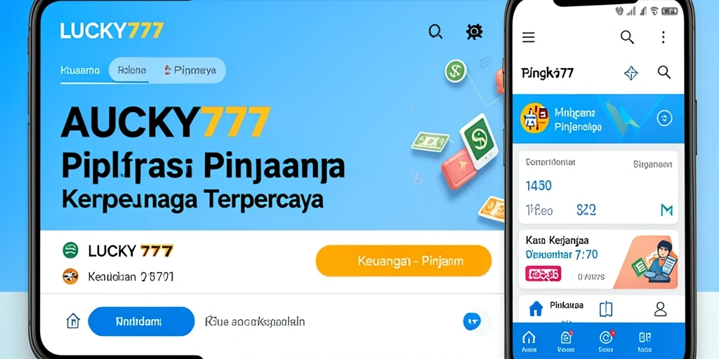 Antarmuka sederhana LUCKY777 untuk pengajuan pinjaman.
