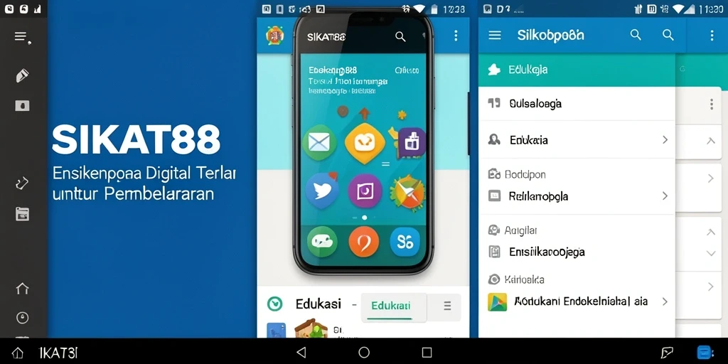 Antarmuka SIKAT88 yang menarik dan interaktif untuk pengguna.